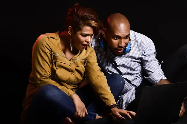 adult, couple, woman, man, fun, enjoyment, notebook, media, watching tv, astonished, surprised, black people, black laptop, black watch, black media, black surprise, black fun, watching tv, watching tv, watching tv, watching tv, watching tv, astonished, astonished, astonished, surprised. What a connected TV advertising risk scenario means for your media plan