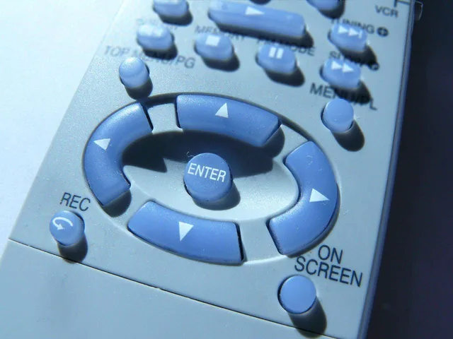 tv, controller, object, remote, control, button, buttons, enter. How to plan a connected TV advertising campaign