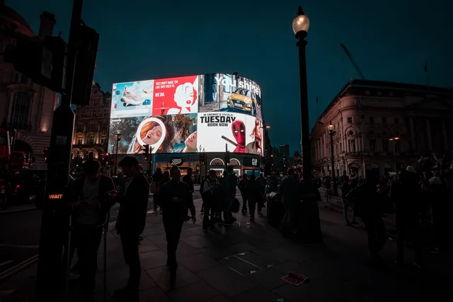 london, neon sign, advertising, people, sightseeing, night, illuminated advertising, london, london, advertising, advertising, advertising, advertising, advertising. How to shape connected TV advertising team roles for smaller English teams